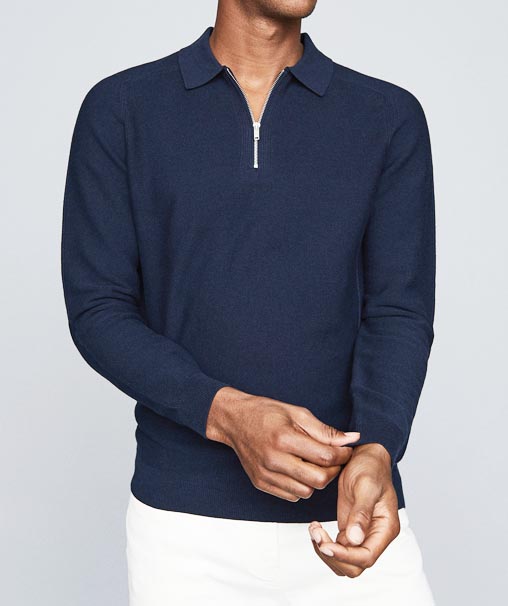 Zip Neck Polos jordan